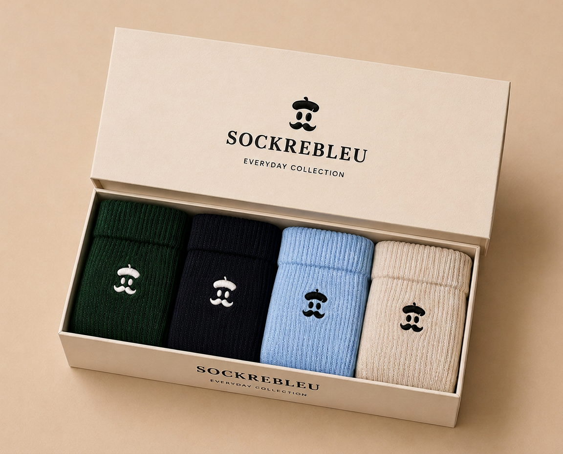 The Sockrebleu Everyday Collection gift box